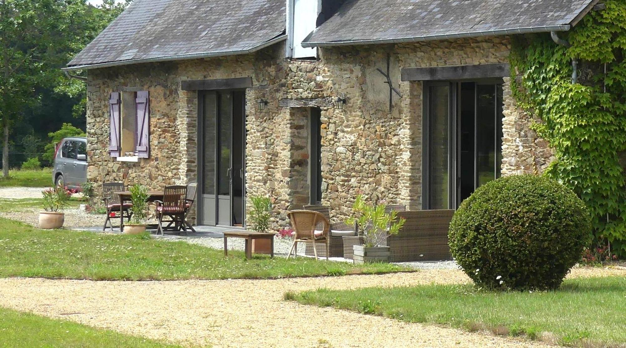 Bed and Breakfast La Petite Lande Ménil Exterior foto